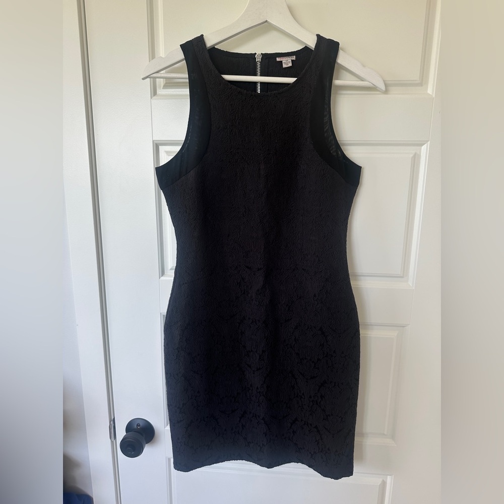 Guess Black Sleeveless Halter Mini Dress
